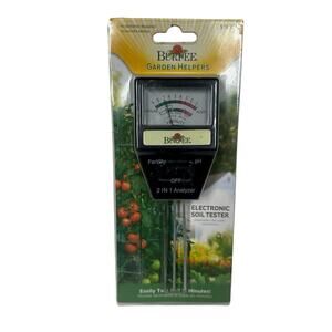 Burpee Soil Tester Measuring Ph Level & Fertility Batteries Not Needed Accurate